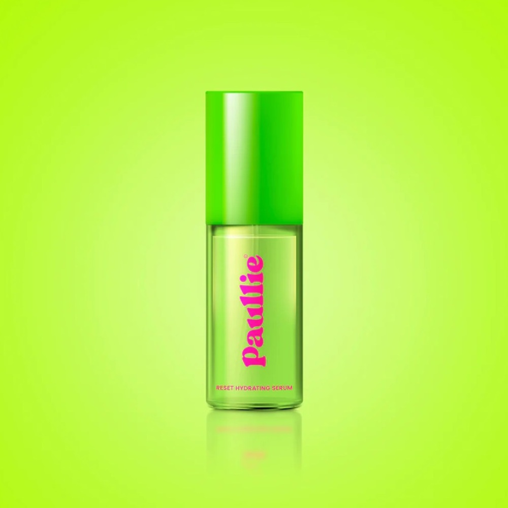 Paullie Skin Reset Hydrating Serum with stickers